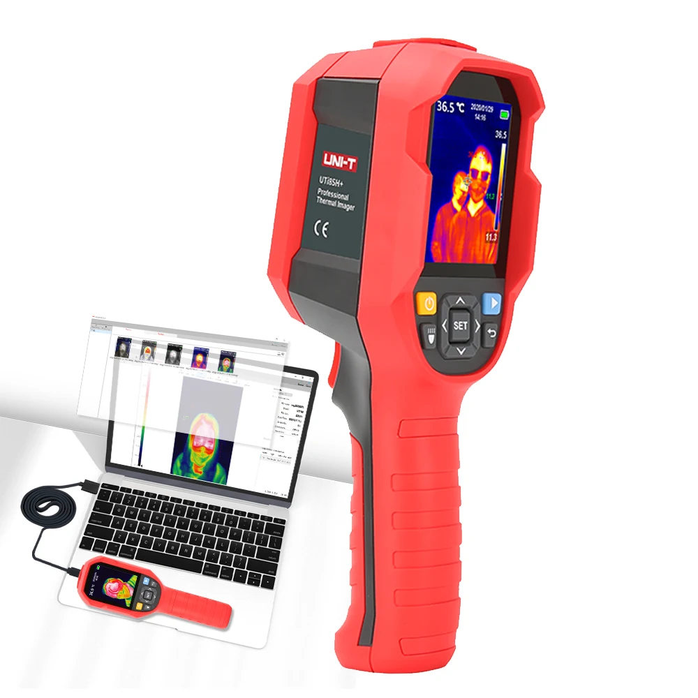 UNI T UTI85H + human body infrared thermal imager camera laser digital