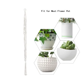

2 Set of Indoor Outdoor Plant pot Cotton Rope Hanger