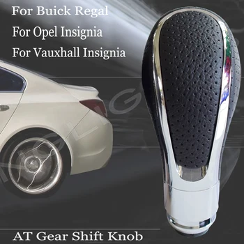 

Car Gear Shift Knob Lever HandBall For GM/Buick Regal/Opel Insignia/Vauxhall Insignia Chrome Leather Auto Stick Knob Lever