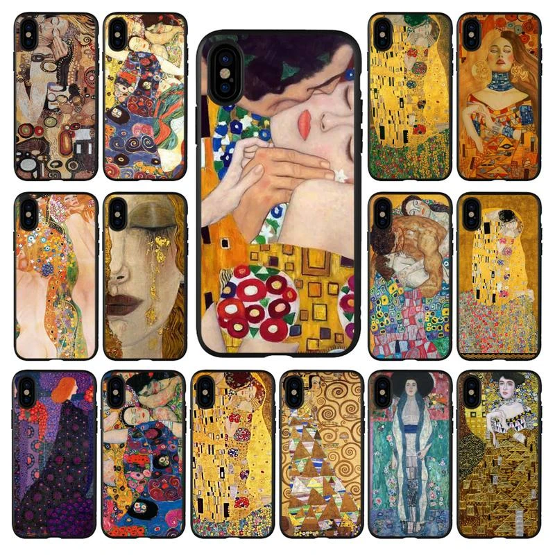 best iphone 8 case YNDFCNB Gustav Klimt Phone Case for iphone 13 11 12 pro XS MAX 8 7 6 6S Plus X 5S SE 2020 XR cover iphone 7 silicone case