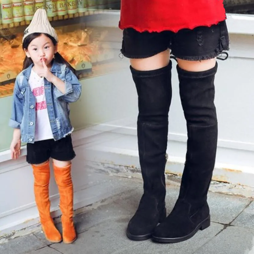 over the knee kids boots