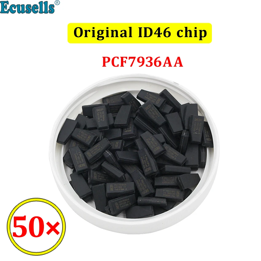 50PCS/LOT PCF7936AA transponder chip PCF7936AS Original ID46 key chip for Nissan/Peugeot/KIA/Hyundai/Renault/Suzuki