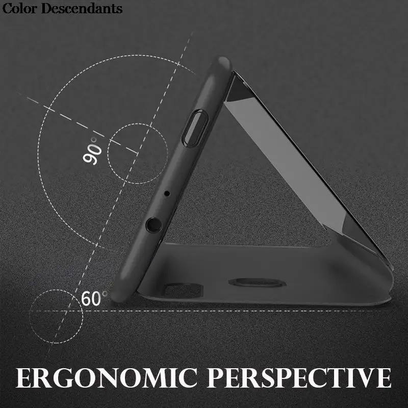 Magnetic Smart Mirror Case For Samsung A52 4G A52S 5G A51 4G A52 Flip Case Etui leather wallet case leather case smart mirror flip case phone case leather phone case
