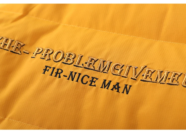 Пионерский лагерь пуховик Мужское пальто зимнее плотное черное синее желтое хаки цвета брендовая куртка мужская одежда AYR908240
