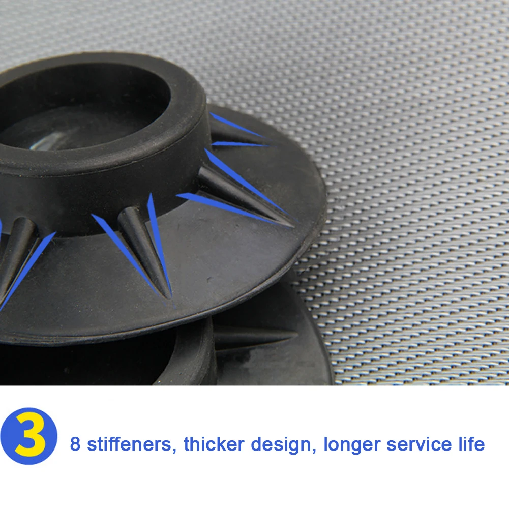 4 шт. антивибрационный коврик универсальные протекторы для стиральной машины черные Нескользящие резиновые накладки для ног для мебели пола эластичность