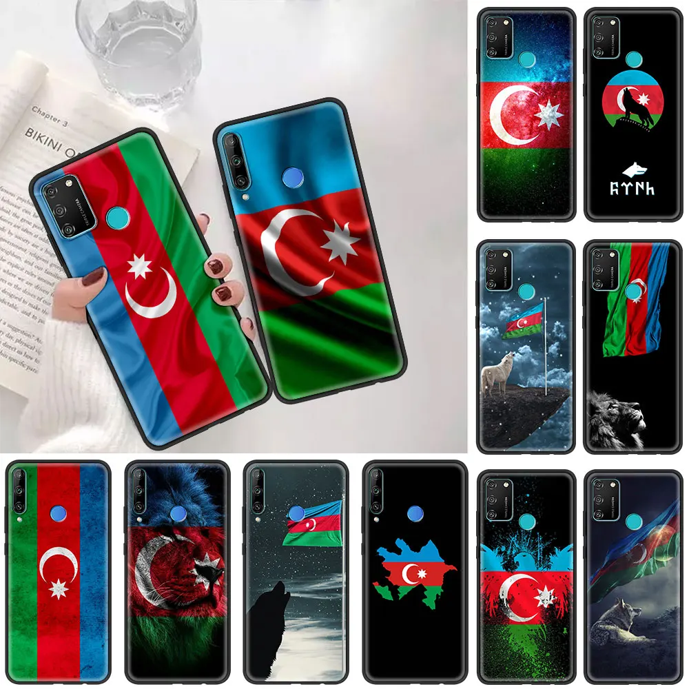 Azerbaijan Buta Flag Silicone Phone Case For Honor 10 Lite 20 Pro 30i 30 20e 20S Play 9A 9S 9C 9X 8X 8S Black Soft Cover Coque | Мобильные