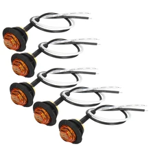 #Special Offers 10 pcs 12V Truck Amber Yellow Waterproof LED Light Small Round Side Marker Lights fit for Trucks Heavy Trucks Buses #Special Offers 10 pcs 12V Truck Amber Yellow Waterproof LED Light Small Round Side Marker Lights fit for Trucks Heavy Trucks Buses
