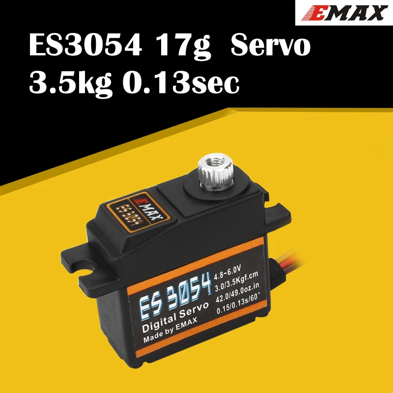 EMAX ES3054 17g 3.5kg 0.13sec 23T Metal Gear Digital Servo For RC