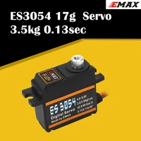 Emax ES3054 17G 3.5Kg 0.13sec 23T Metal Gear Digitale Servo Voor Rc Vliegtuig Verbeterde Versie