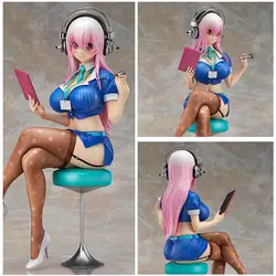 Аниме Super Sonic office lady Sonico WHITEFOX Nitro Wave Ver. Купальник ПВХ фигурка сексуальная девушка Коллекционная модель игрушки кукла