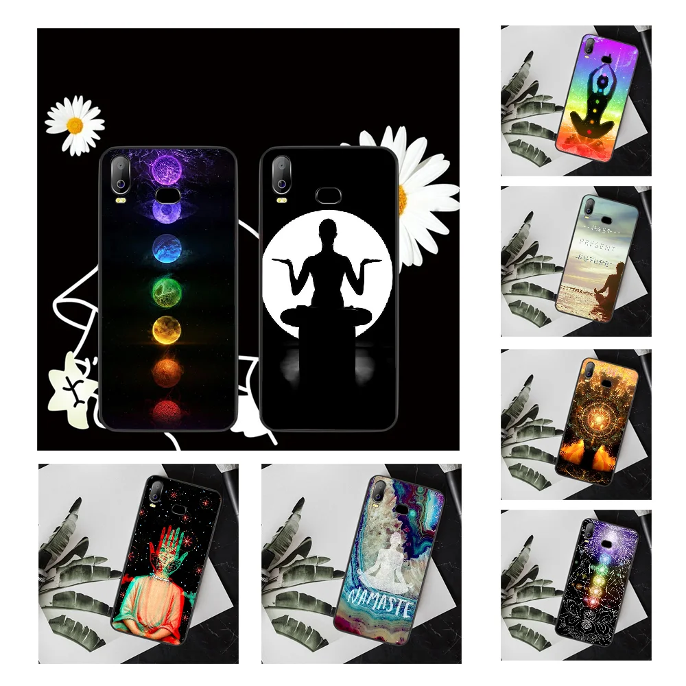 NBDRUICAI Mandala Chakra Insist Yoga TPU black Phone Case Cover Hull For Samsung A10 A20 A30 A40 A50 A70 A71 A51 A6 A8 2018 | Мобильные