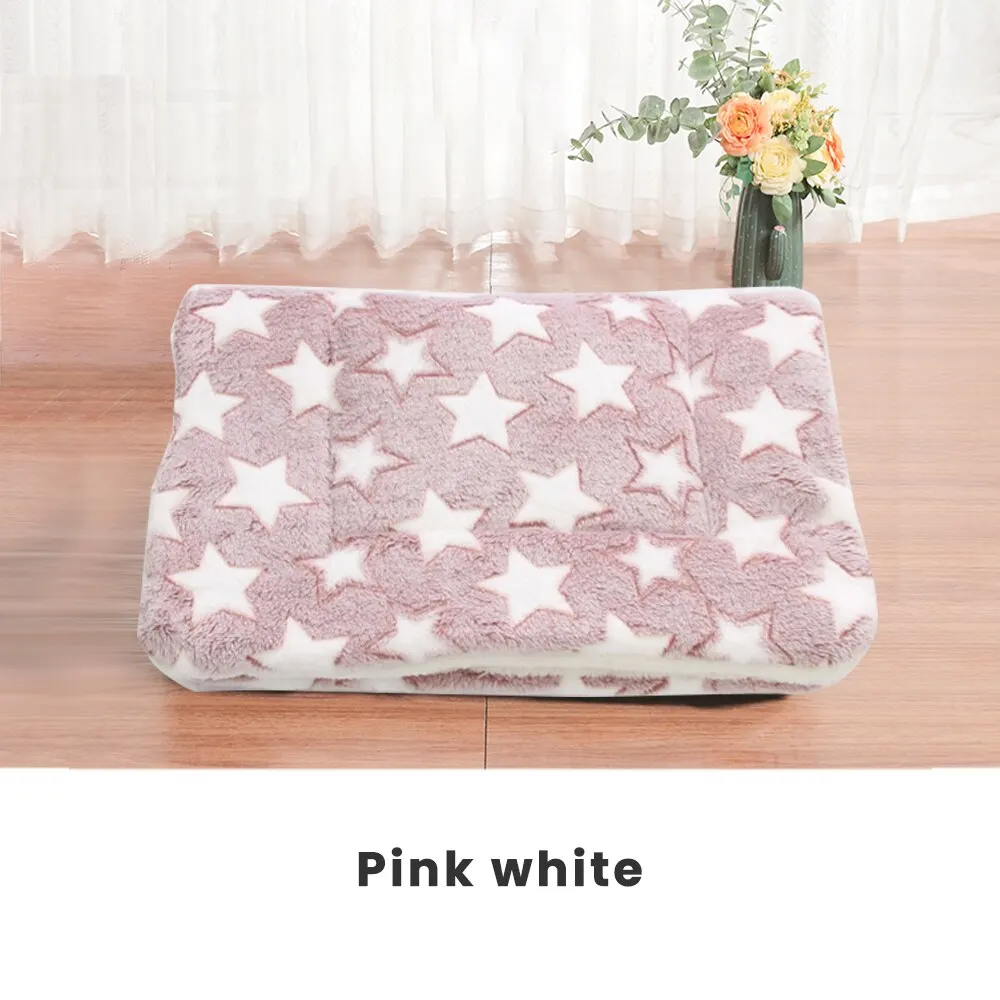 S/M/L/XL/XXL/XXXL Thickened Pet Soft Fleece Pad Blanket Bed Mat For Puppy Dog Cat Sofa Cushion Home Washable Rug Keep Warm - Цвет: A