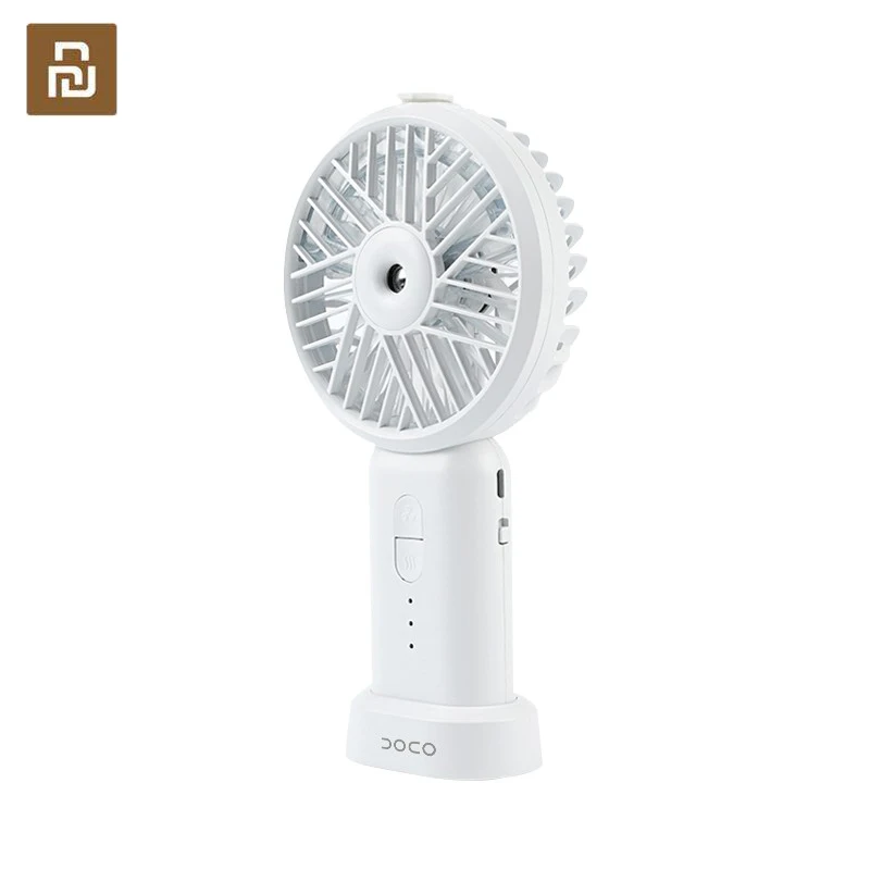 

Mini Replenishment Fan USB Charging Handheld Portable Ultrasound Humidifier Electric Fan Desktop Spray Small Fan