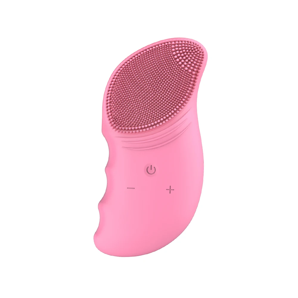 Face Cleansing Brush Electric Vibrator Facial Brush Deep Washing Pore and Blackhead - Цвет: Pink