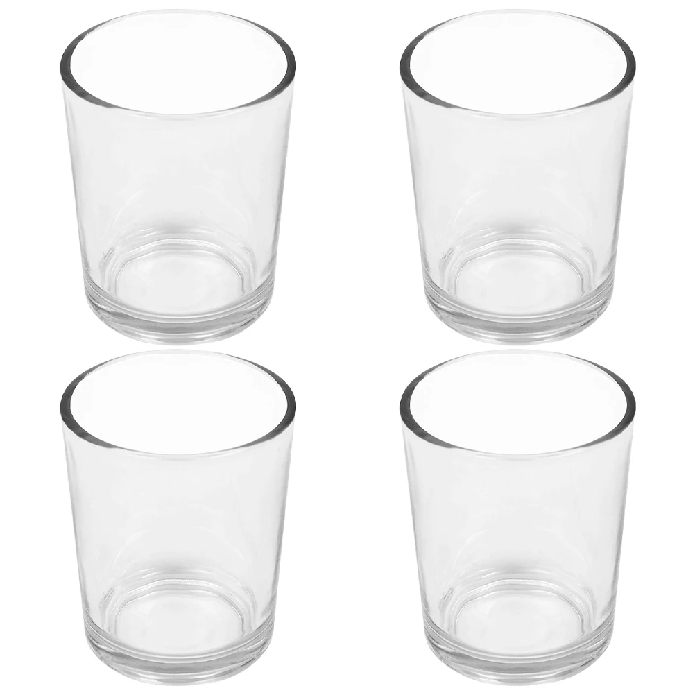 Glass Cup Holders Simple Style Container 4pcs glass cup holder
