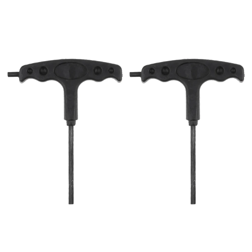 2pcs Inline Skates T Handle Wrench, Roller Skates Skateboard Tool Kit Accessories - Portable & Functional
