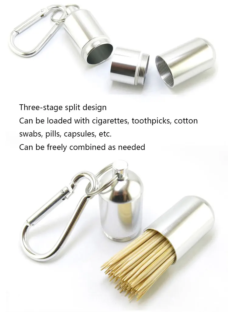 Влагостойкий металлический крючок чехол для сигарет портативный аксессуары для курения мужской гаджет контейнер для хранения модные подарки