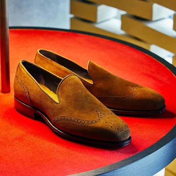 

Men Pu Leather Shoes Casual Shoes Dress Shoes Brogue Shoes Spring Ankle Boots Vintage Classic Male Casual HA090