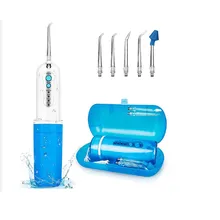 AR-W-06D беспроводной ирригатор полости рта воды Flosser портативная зубная водная струя водонепроницаемый очиститель зубов перезаряжаемый с чехлом для путешествий