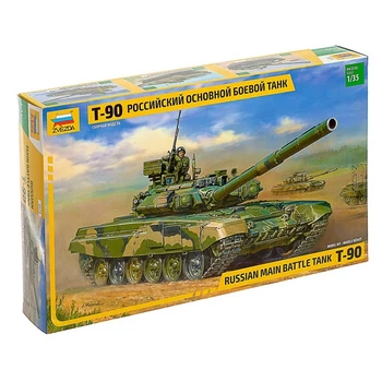 

Assembled model " Russian t-90 main battle tank»