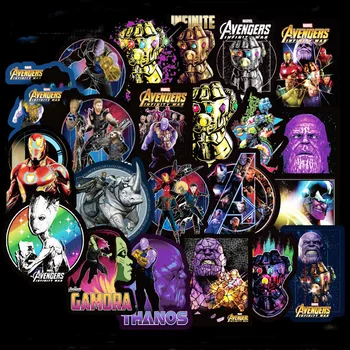 

Avengers Endgame Iron Man Stickers Cosplay Props DIY Waterproof Unisex Bicycle Car Moto Accessories Thanos Sticker