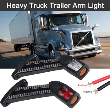 

24V Car LED Side Marker Light Turn Signal Indicator Stop Lamp Waterproof Durable Outline Trailer Truck RV Lorry Caravan