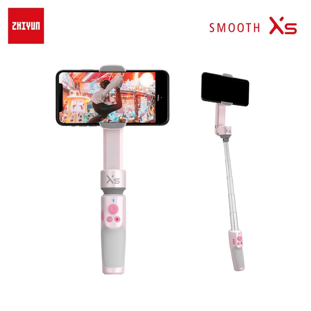 

Zhiyun Smooth XS Selfie Stick Smartphone Gimbal Monopod Handheld Stabilizer for iPhone 11 Pro Xiaomi Huawei Samsung Smartphone