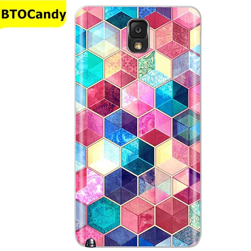 Soft Silicone Case For Samsung Galaxy Note 3 Case Cute Flower Soft TPU Case For Samsung Note 3 Note III Bumper Coque Funda Shell mobile pouch Cases & Covers