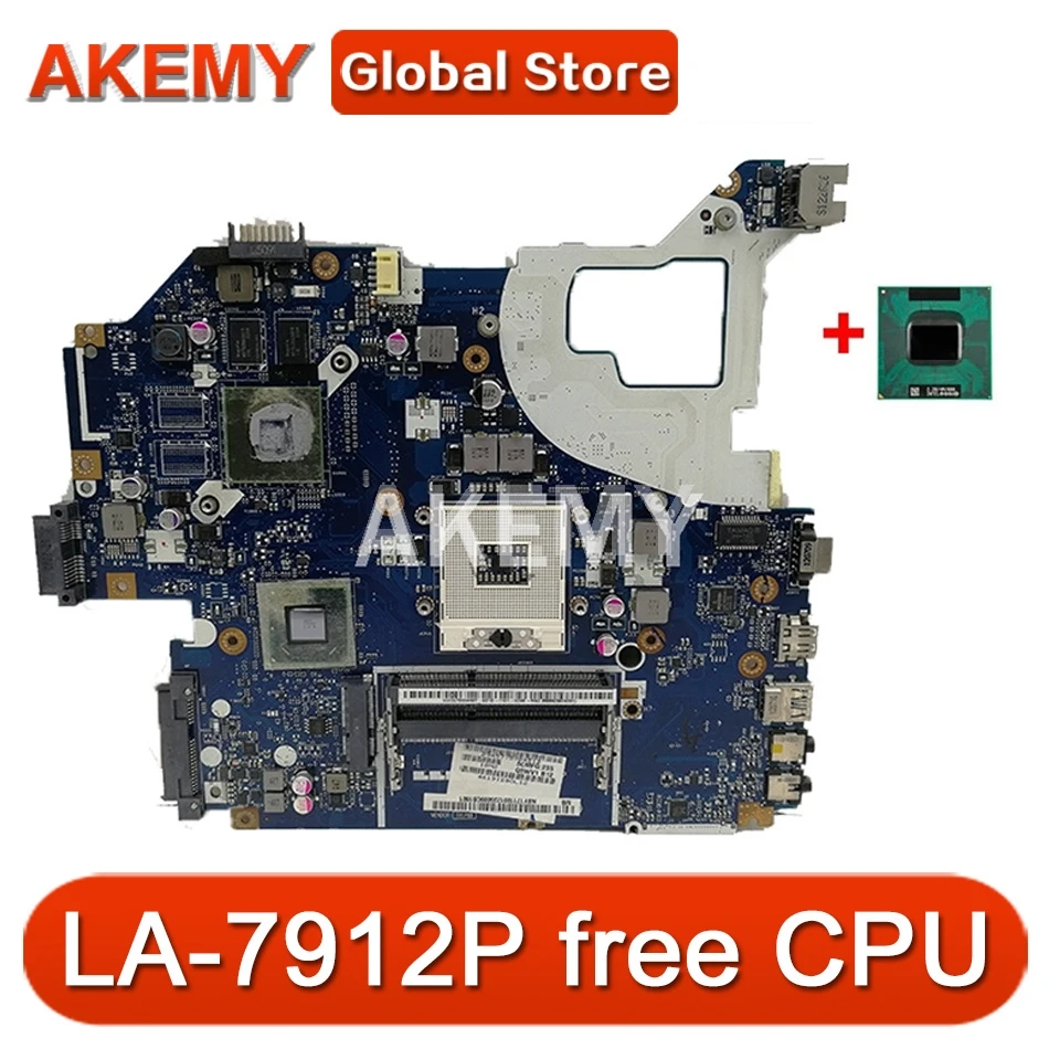 LA 7912P Mainboard для ACER E1 571 V3 531G 571G материнская плата ноутбука GPU GT710M HM77 бесплатный
