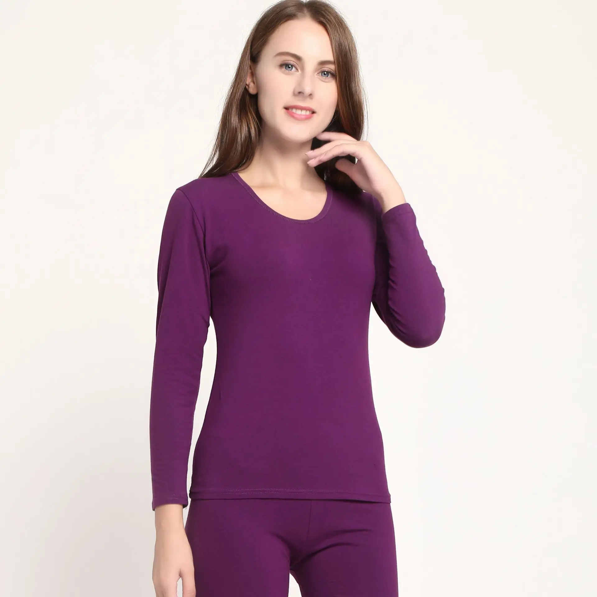 woman Warm suit Теплое термобелье, женское бархатное кальсоны, термобелье для женщин, зимнее плотное, с длинным рукавом, для сна, L, XL, XXL, XXXL - Цвет: woman Warm suit