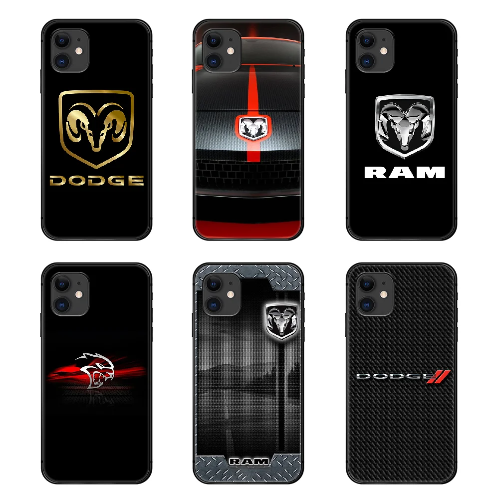 

Dodge Sport car logo Phone Case Cover Hull For iphone 5 5s se 2 6 6s 7 8 plus X XS XR 11 PRO MAX black back 3D funda pretty
