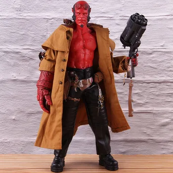 

Hellboy II 2 The Golden Army Hellboy Figure Movie Gift Boy PVC Action Figures Collectible Model Toy Doll Movie Gift Boys
