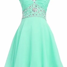 Новые шифоновые короткие платья для выпускного вечера Бисероплетение Выпускные коктейльные вечерние платья Vestido de Formatura BM75