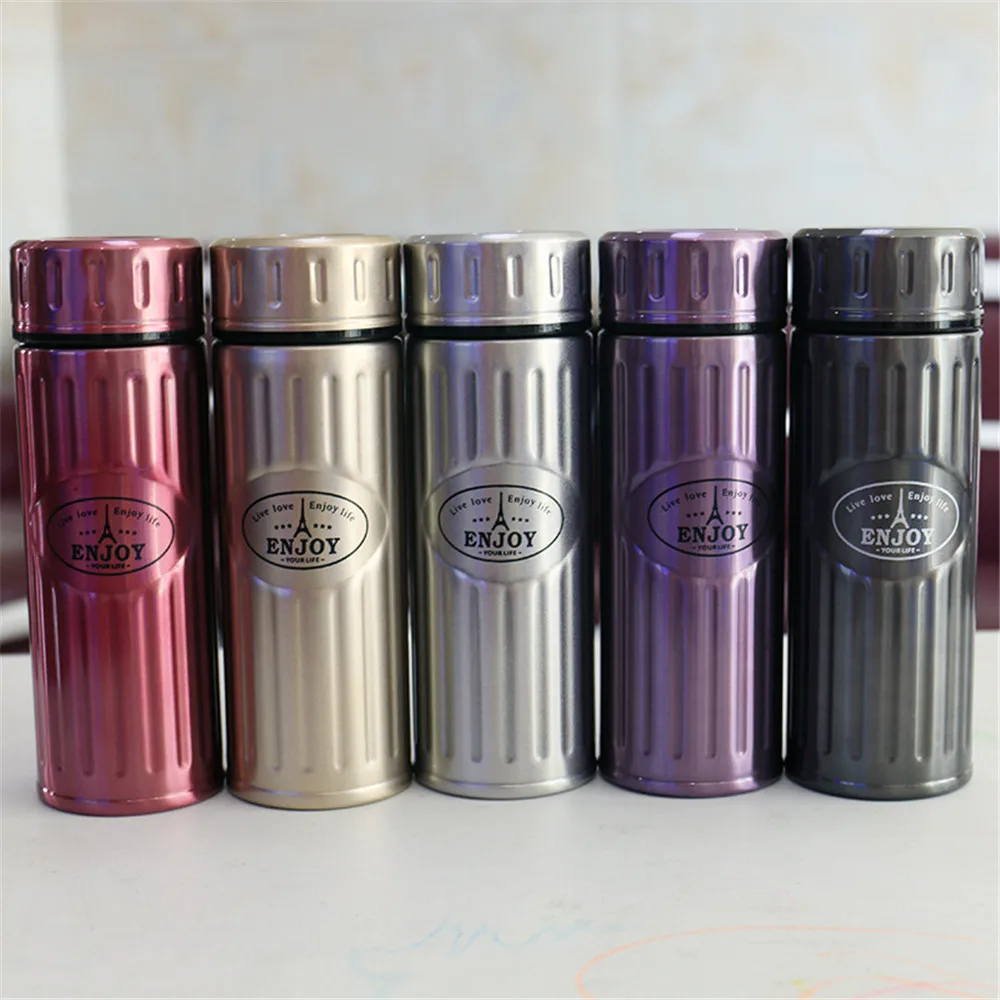 

380ml High Quality 2019 Double Wall Stainless Steel Vacuum Flasks Thermo Cup Coffee Tea Milk Travel Mug Thermol Bottle #1107