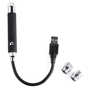 

Car USB Star Night Lights Interior Ceiling Lights Atmosphere Light with 3 Pattern Lens For Bedroom Party Decor, Red