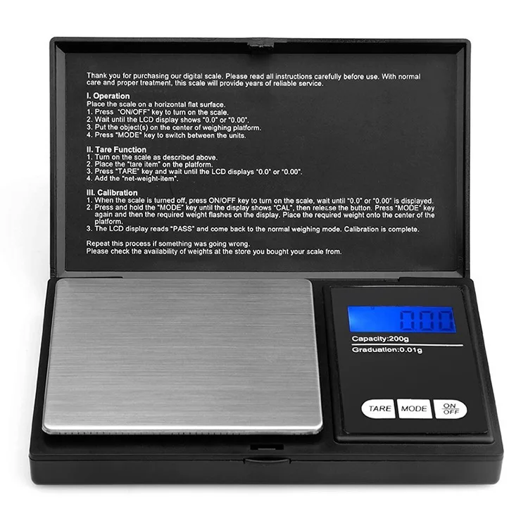 

High Precision Small Electronic Scale 500G/0.1G Mini Portable Jewelry Scale Gold Gram Weight Said
