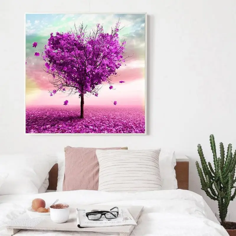 5D DIY полная дрель Алмазная картина Любовь Дерево крестиком Мозаика наборы для ремесла настенное искусство домашний Декор рождественские украшения для дома