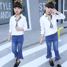 Г. Весна-осень, стиль, ковбойские штаны с кисточками для девочек детские ковбойские брюки в Корейском стиле для больших мальчиков 12