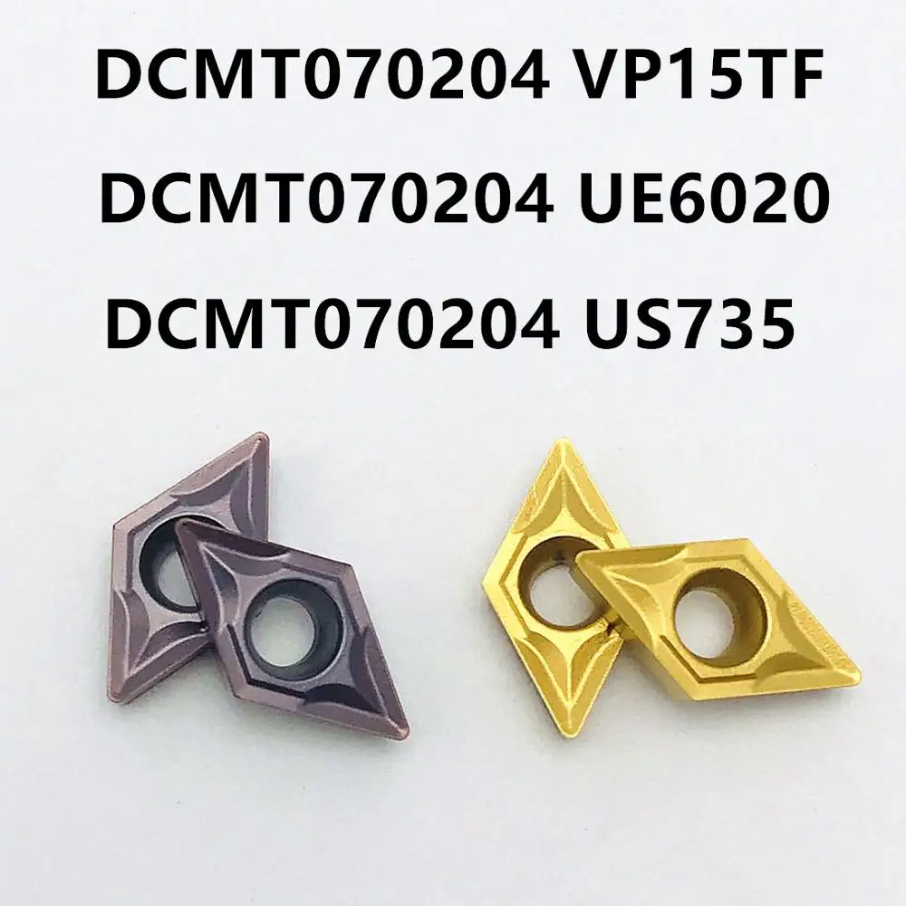 Carbide Internal Metal Turning Tool CNC Parts Processing Tool Carbide Turning Insert DCMT070204 DCMT11T304 DCMT11T308 cutting tool high speed steel tool bit
