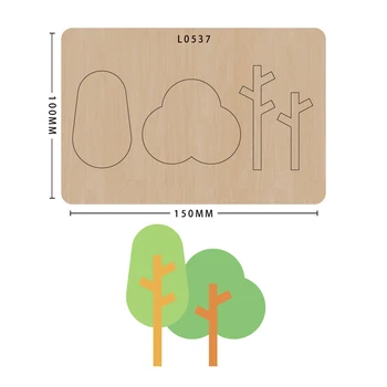 

Plant knife mold wood die cutting die decoration, model L0537, suitable for common die cutting machines on the market