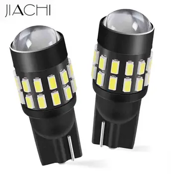 

JIACHI 100x Wholesale T10 LED Car Bulbs W5W 5W5 501 Light Car Auto Wedge Parking Light Car Styling White Non-polarity DC 12-24V