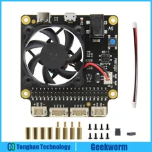 Raspberry Pi 4 modèle B X735 carte d'extension de gestion de l'alimentation et de refroidissement automatique avec arrêt sûr 5V Max, sortie 8A pour Raspberry Pi(China)