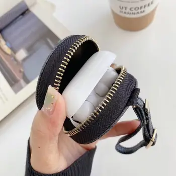 

Luxury Design Universal Case for Bluetooth Earphone AP 1 2 3 Pro Protective Cover Hook Clasp Keychain Anti Lost No.89703