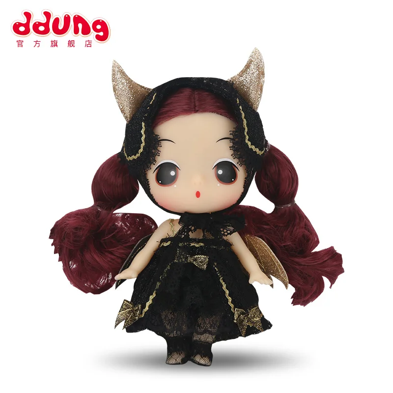 Новые продукты Ddung Demon Black Devil Wings 18 см кукла принцессы перепутанная Bjd кукла|Куклы| |