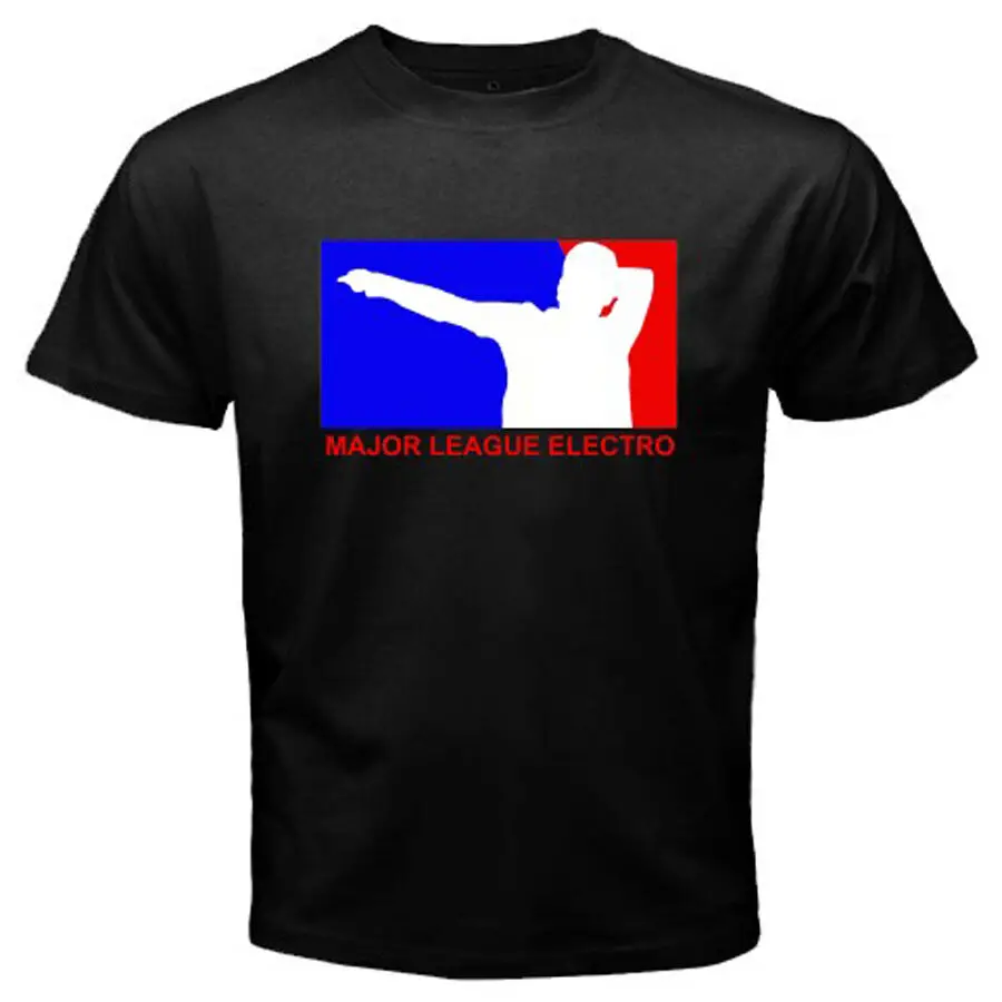Новая мужская черная футболка Mle Major League Electro Dj House Размеры S-5xl Футболка Harajuku Homme |