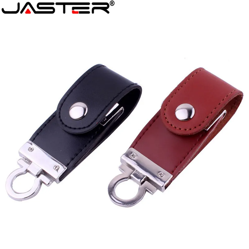 Коричневый кожаный брелок флеш диск USB 2 0 4 ГБ 8 16 32 64 128 г металлический накопителей