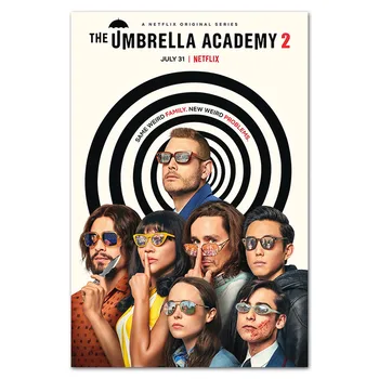 

1 Piece TV Comedy Umbrella Academy Wall Art Poster Home Room Decor Print 2020 Season 2 Movie Picture Canvas Painting Living Room