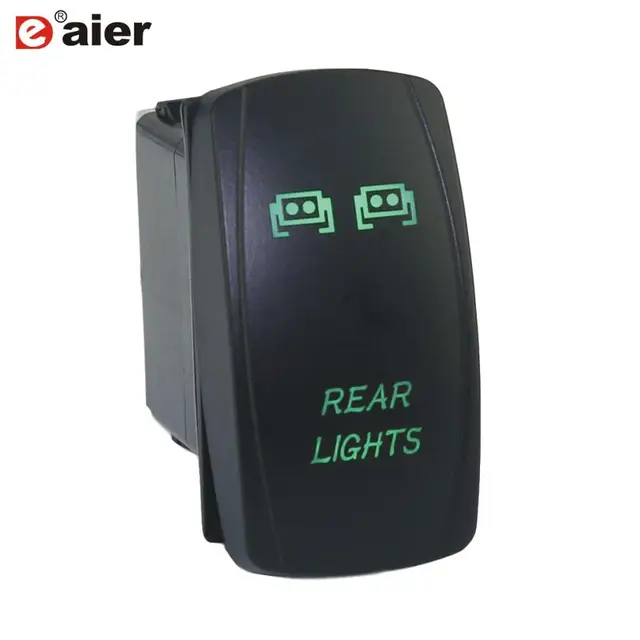 1PC 12V 24V UTV Car Boat Rocker Toggle Switch 20A Waterproof Lighted Switches 5 Pin ON Off For Marine ATV RZR RV Auto Truck DR-A11L25ABL-LJ60