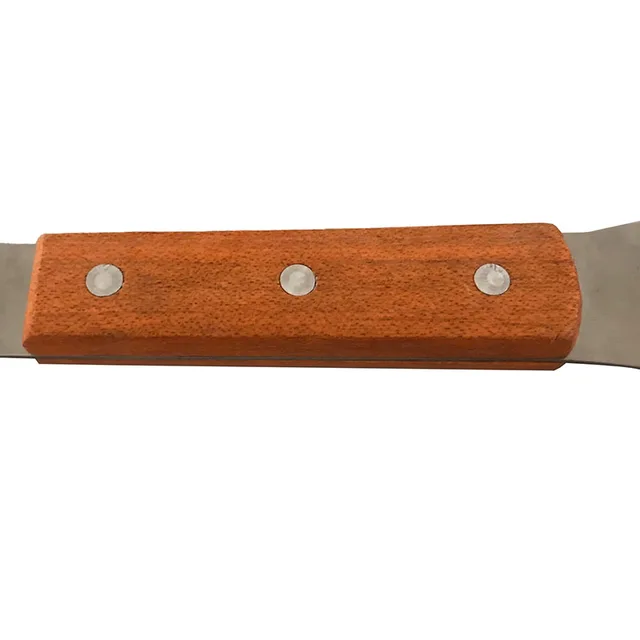 Hive Szerszámok Méhkaparó Mézkés Fa Fogantyú Méh Kaptárhorogkaparó Méhész Rozsdamentes Acél Lapos Kés - Image 6