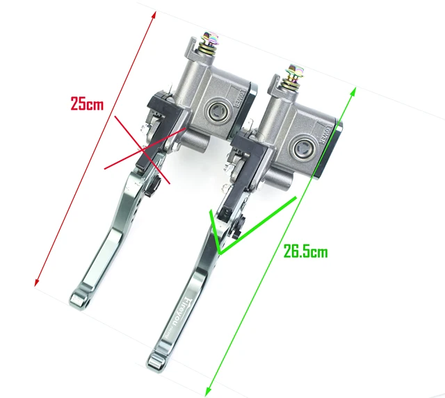 Bomba de freio cilindro mestre da motocicleta alavanca guiador embreagem hidráulica corrida moto 22mm para yamaha kawasaki suzuki 3